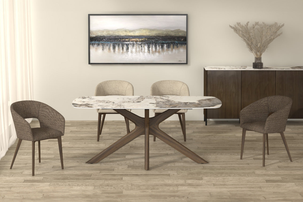 Holburn Dining Table Brown