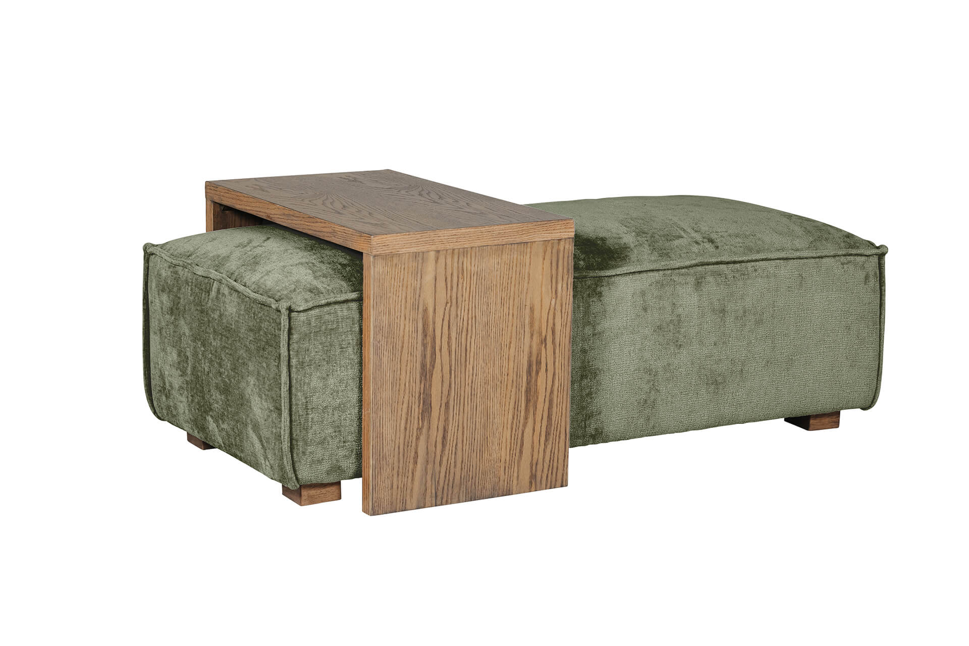 The Osprey Ottoman and Coffee Table Set Olive