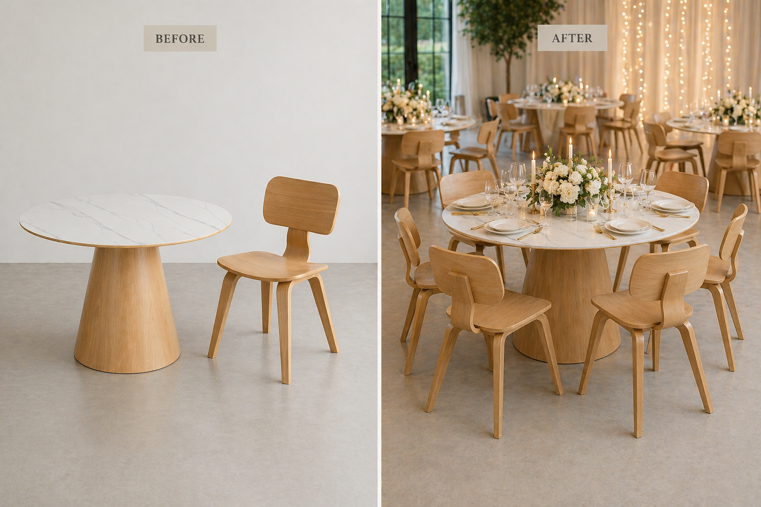 Scandi Round Dining
