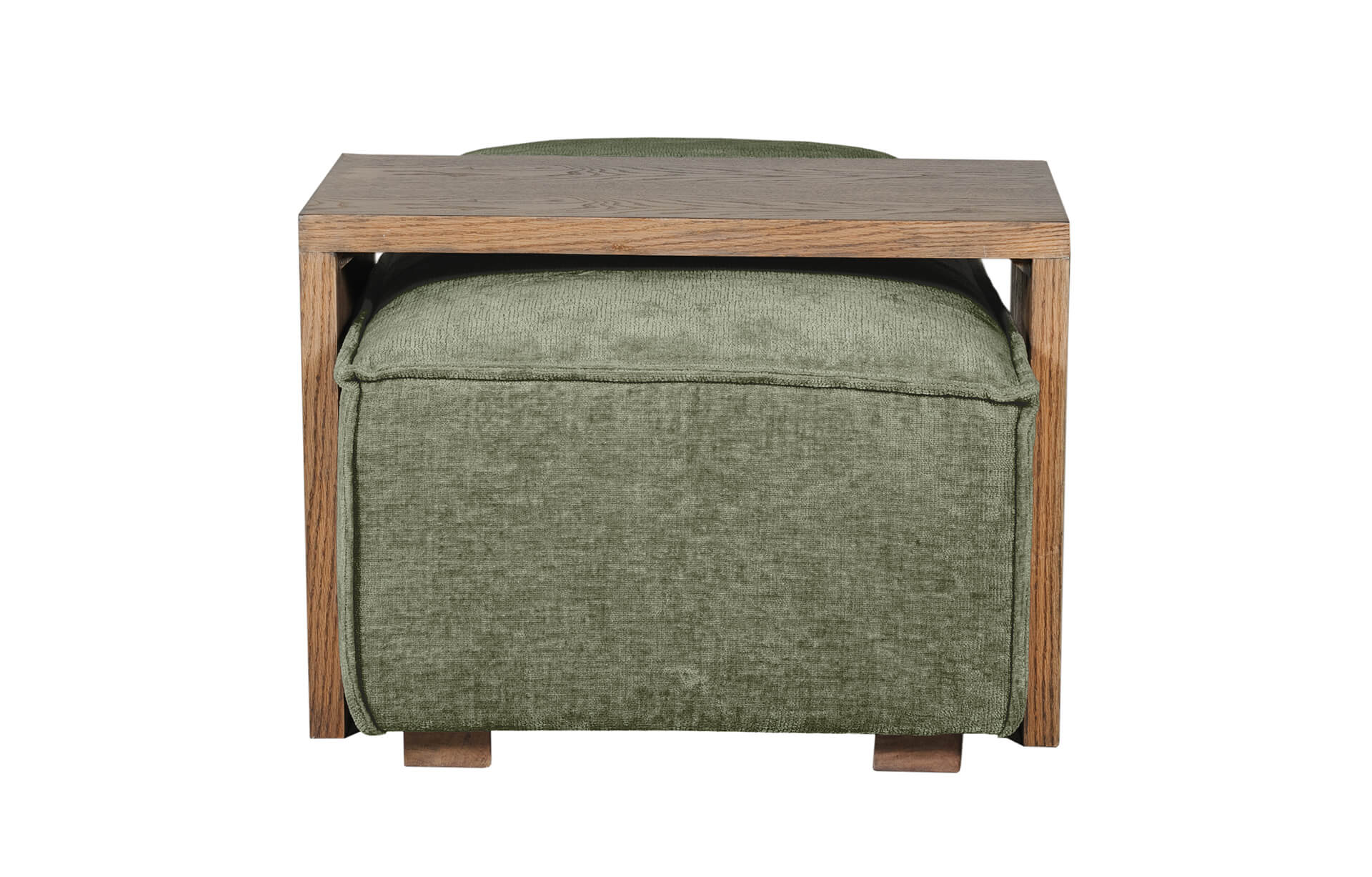 The Osprey Ottoman and Coffee Table Set Olive