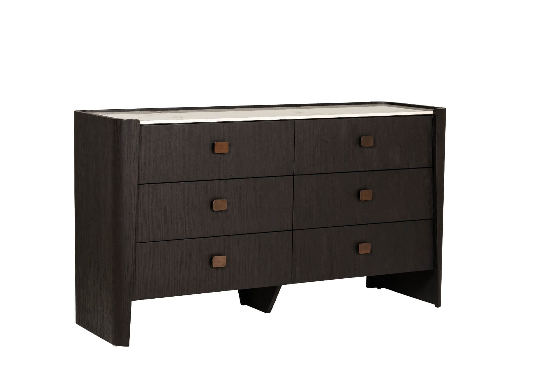 Lindo 6 Drawer Chest of Drawers Ebony
