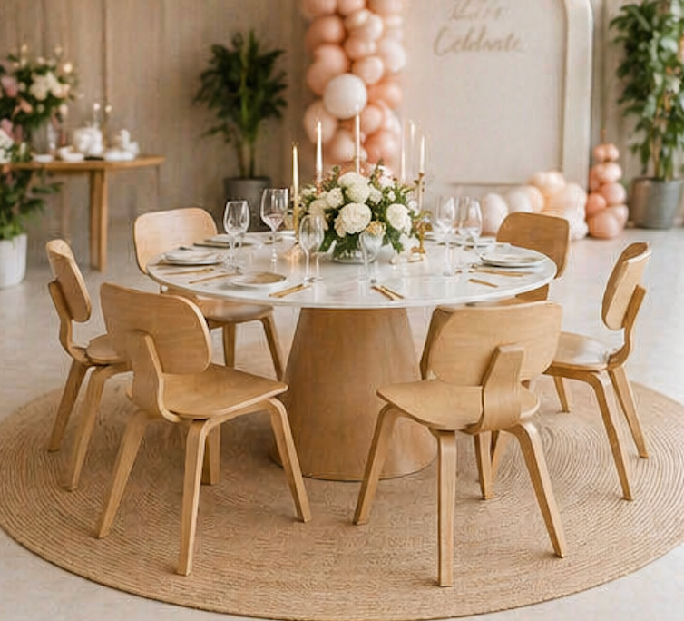 Scandi Round Dining